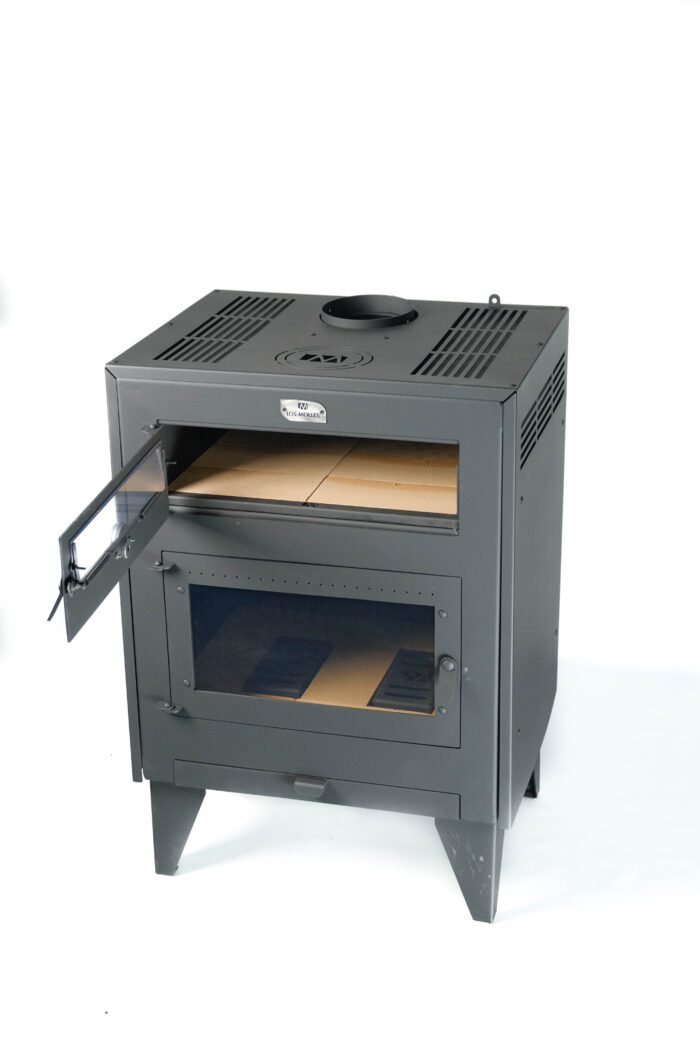 Estufa a leña doble combustión - Modelo Grande con horno - Image 5