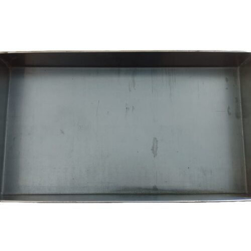 Plancha para 2 hornalla borde 7cm